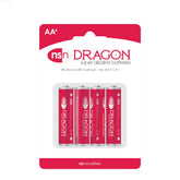 Dragon Batteries: 4 pk Alkaline AA-French Quarter Lingerie